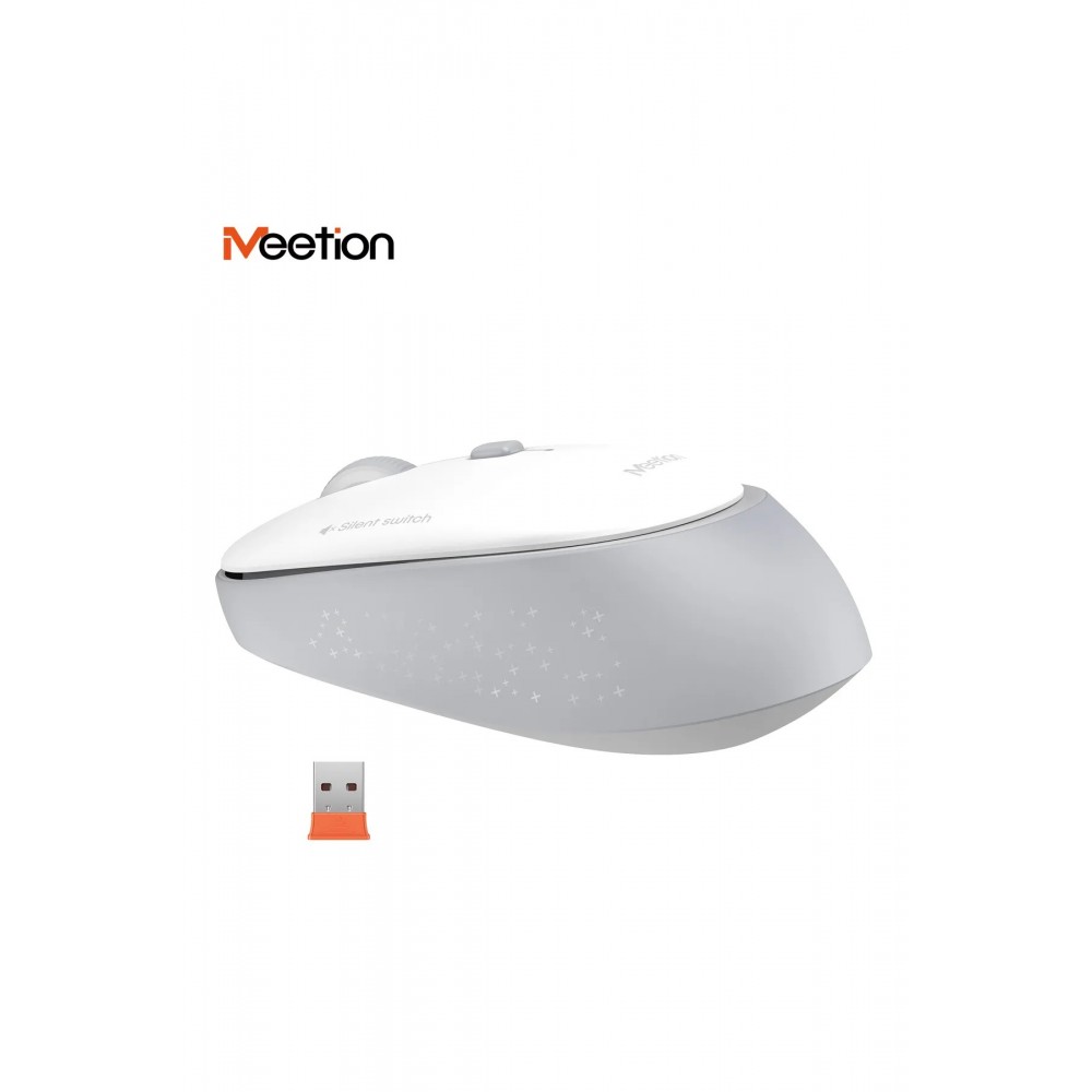 MeeTion MT-R571 2.4g Wireless Office Mouse White