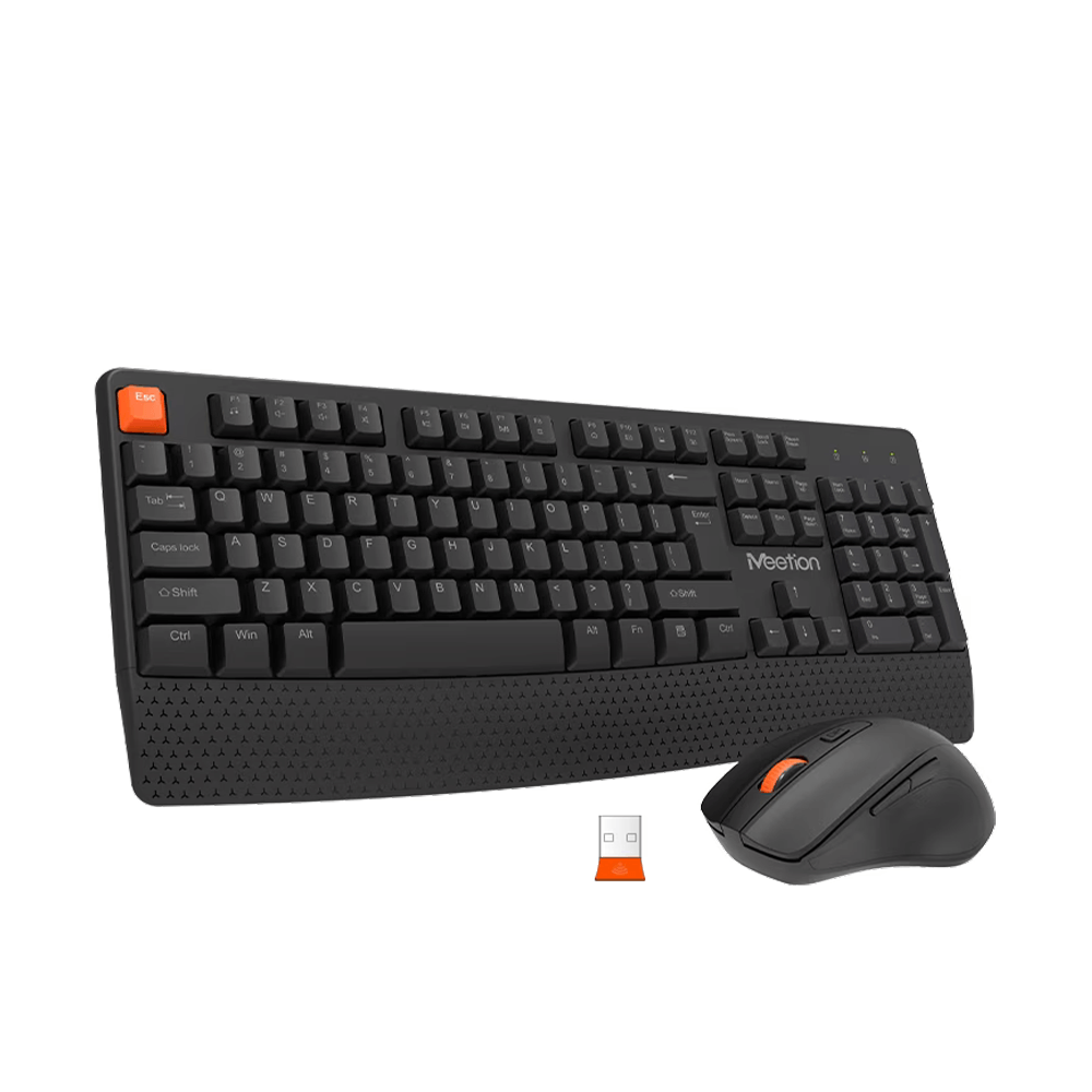 MeeTion MT-C4130 Wireless Ergonomic Keyboard & Mouse Combo