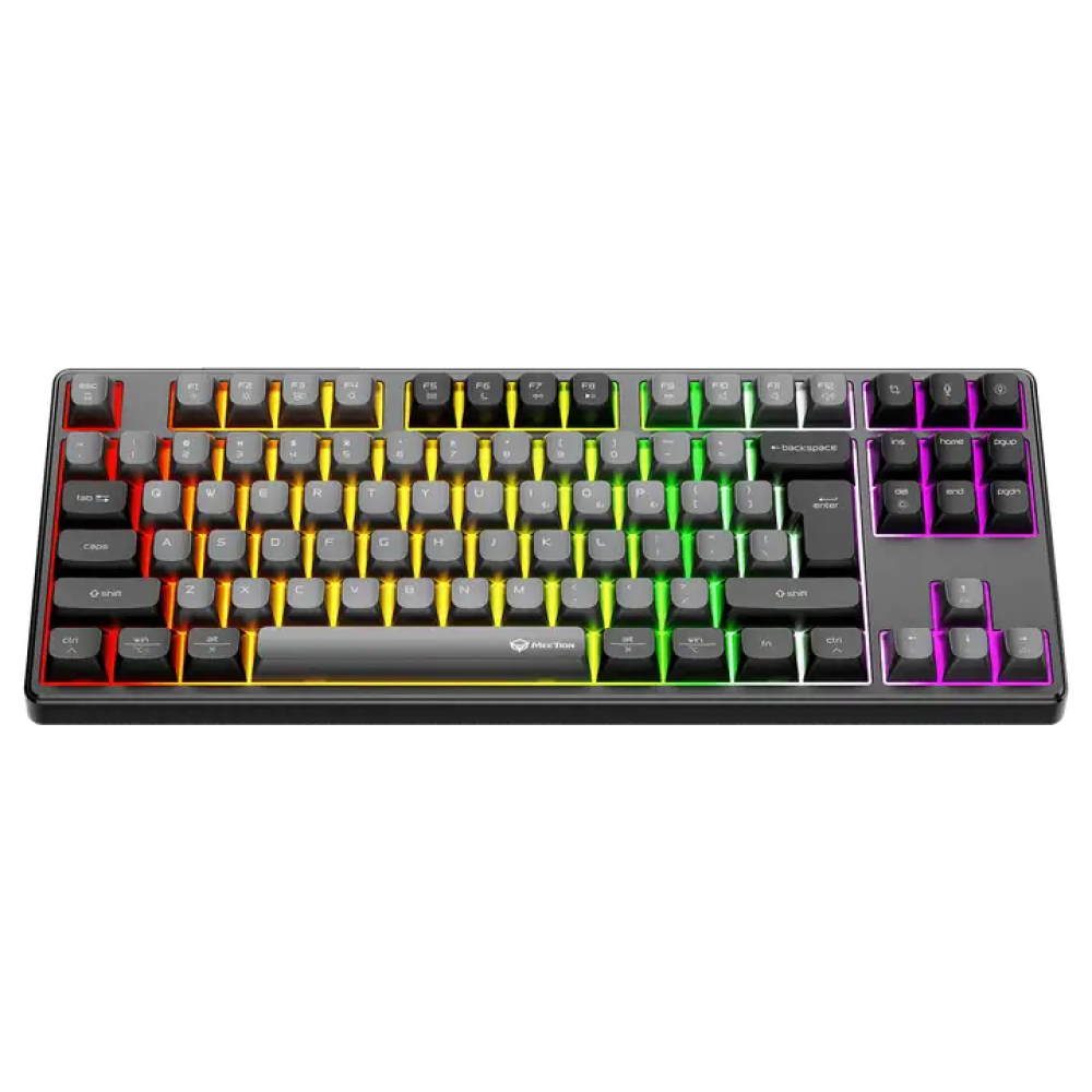 Meetion MT-MK12 65% RGB Arabic Triple Mode Wireless And Bluetooth Mechanical Keyboard Meetion MT-MK12 65% RGB Arabic Triple Mode Wireless And Bluetooth Mechanical Keyboard