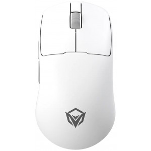 Meetion Air GW40 Pro Lightweight Pixart PAW3395 3 Mode Rechargeable Wireless And Bluetooth Gaming Mouse White
