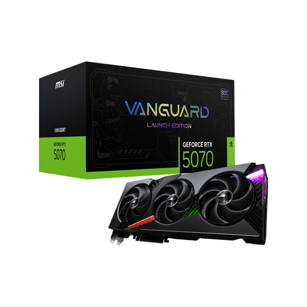 MSI RTX 5070 VANGUARD SOC LAUNCH EDITION 12GB GDDR7