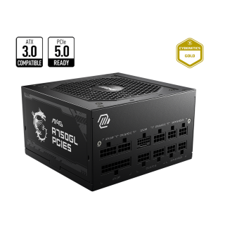 MSI MAG A750GL - 750W - PCI 5 - 80 PLUS GOLD - ATX 3.0 - MAG