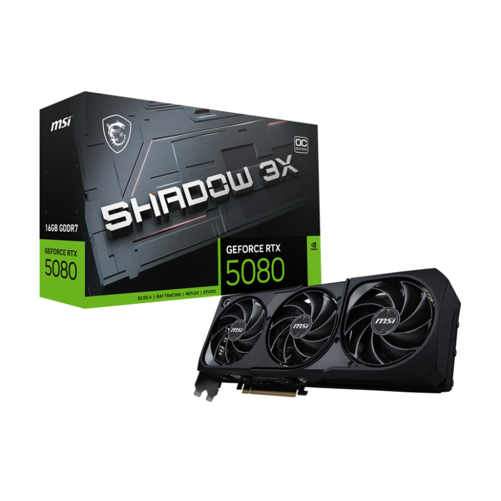 MSI RTX 5080 SHADOW 3X OC 16GB GDDR7