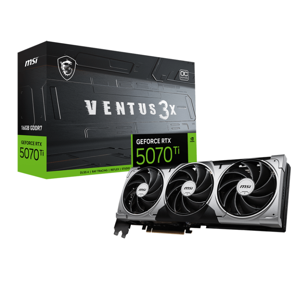 MSI RTX 5070 TI VENTUS 3X OC 16GB GDDR7