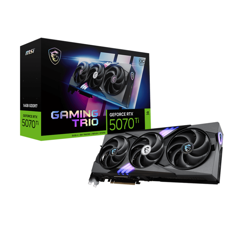 MSI RTX 5070 TI GAMING TRIO OC PLUS 16GB GDDR7