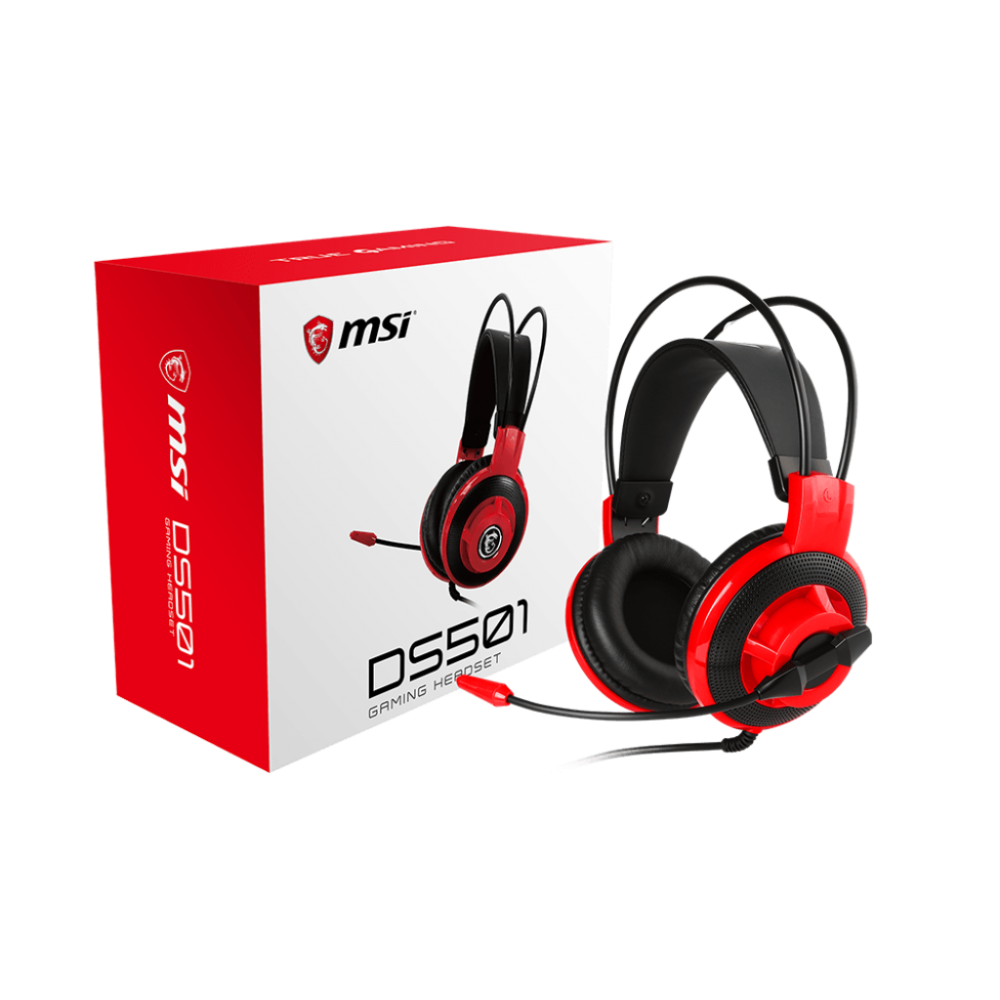 MSI DS501 3.5mm Connector Circumaural Gaming Headset
