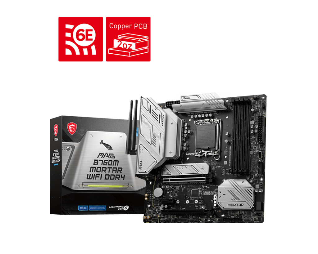 MSI MAG B760M MORTAR WIFI DDR4 - MAG B760M MORTAR WIFI DDR4
