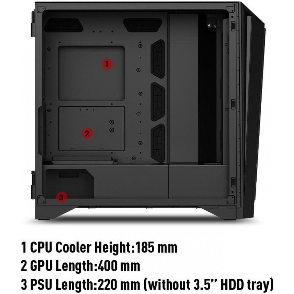 MSI MEG PROSPECT 700R Gaming Mid Tower Case
