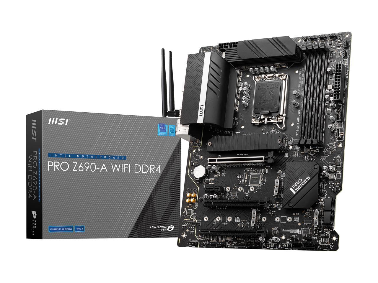 MSI PRO Z690-A WIFI DDR4 LGA 1700 PRO Z690-A WIFI DDR4