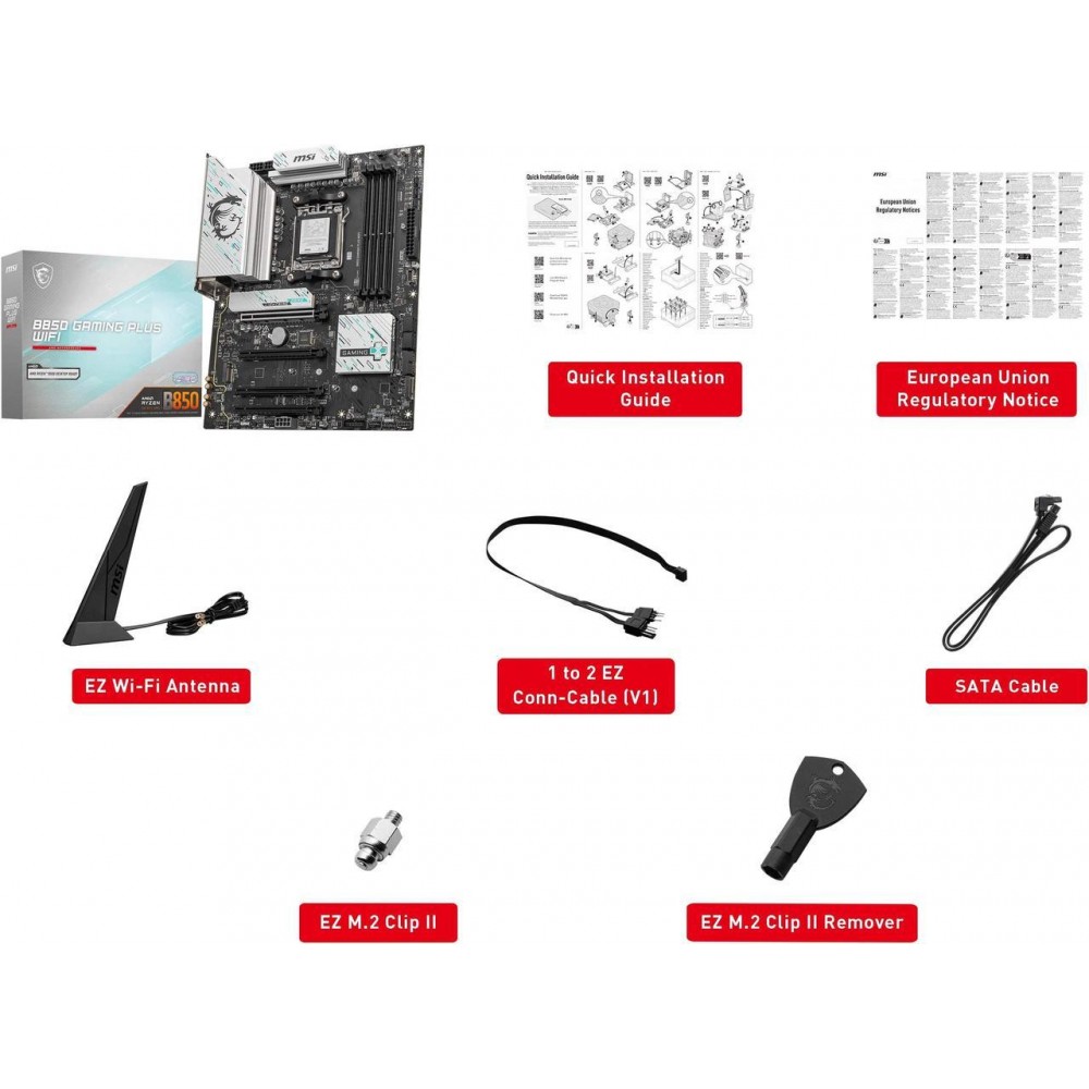 MSI B850 GAMING PLUS WIFI AM5 MSI B850 GAMING PLUS WIFI AM5