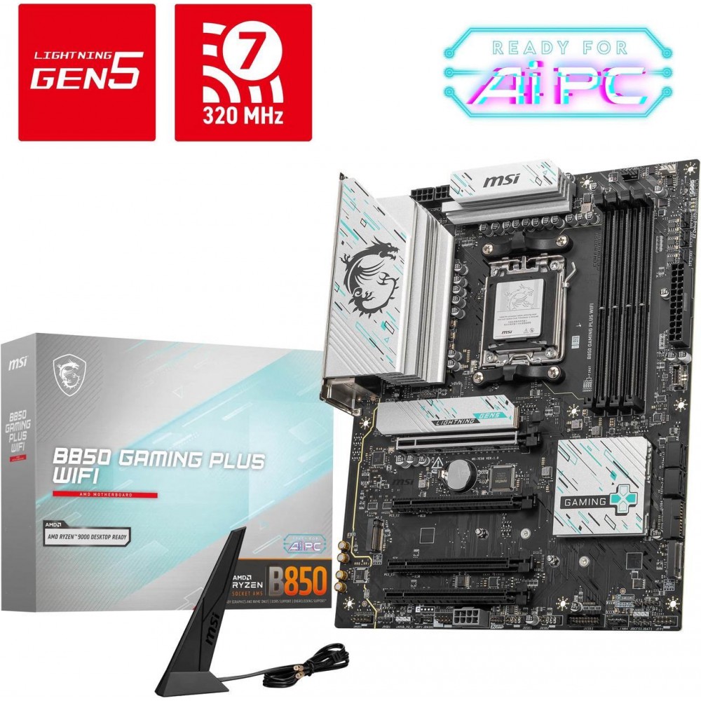 MSI B850 GAMING PLUS WIFI AM5 MSI B850 GAMING PLUS WIFI AM5