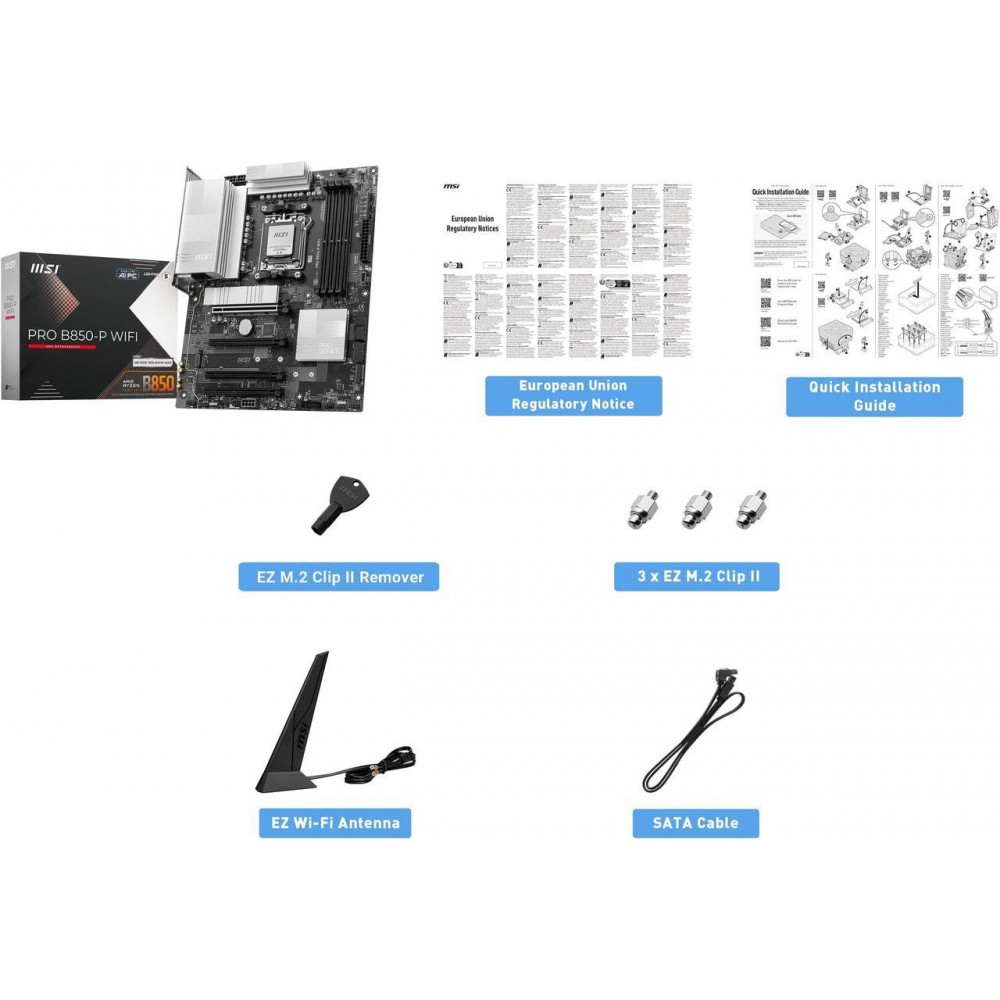 MSI PRO B850-P WIFI AM5 MSI PRO B850-P WIFI AM5