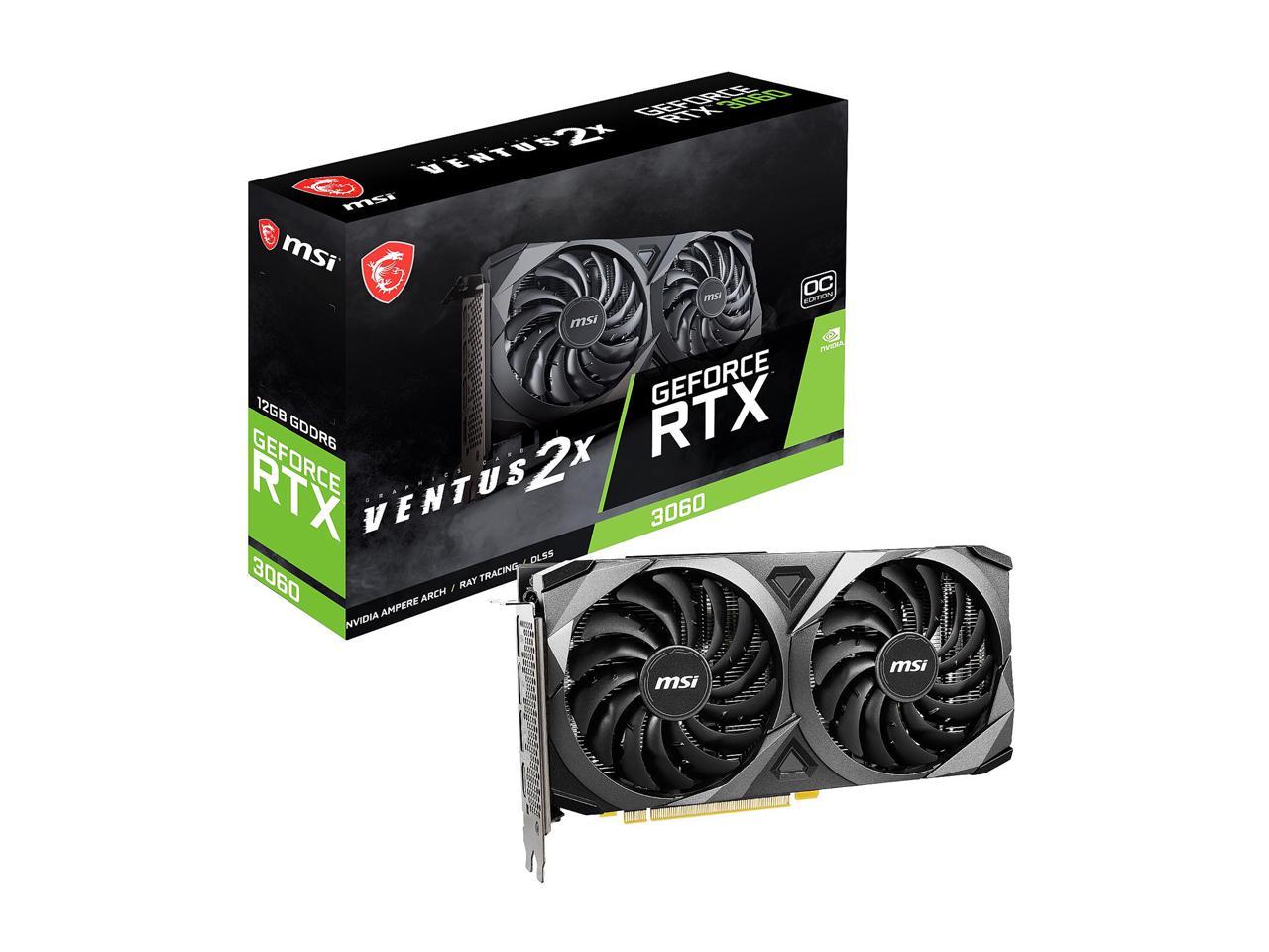 MSI RTX 3060 VENTUS 2X OC 12GB GDDR6