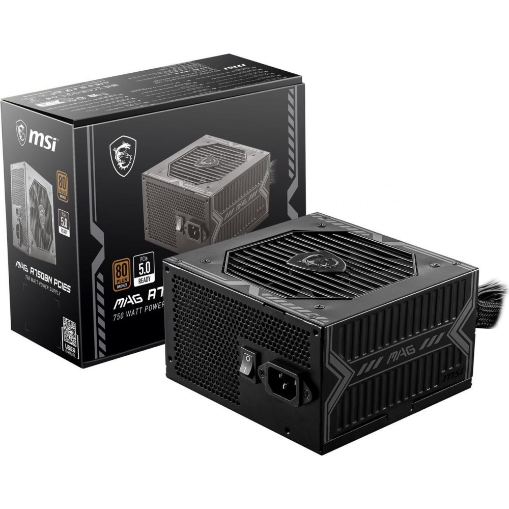 MSI MAG A750BN - 750W - PCI 5 - 80 PLUS BRONZE
