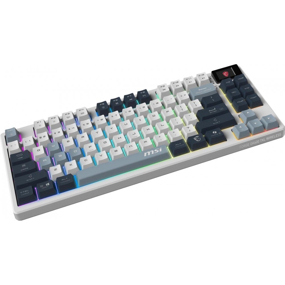 MSI FORGE GK600 TKL WIRELESS SKY Mechanical Gaming Keyboard MSI FORGE GK600 TKL WIRELESS SKY Mechanical Gaming Keyboard
