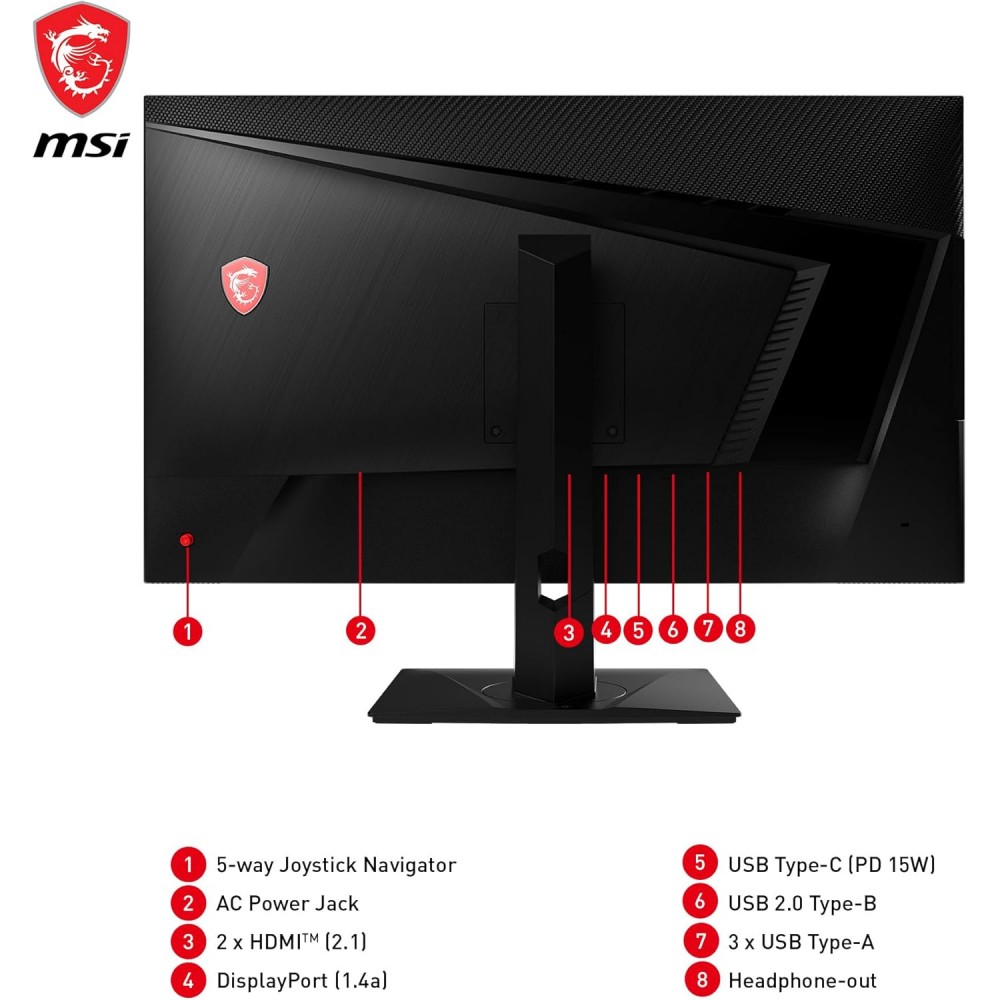 MSI MAG 322UPF 32" -4K - Rapid IPS - 1MS - 160Hz HDR 400