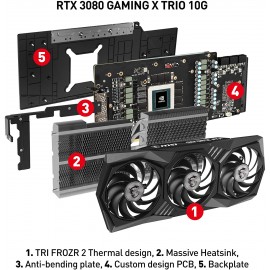 MSI GeForce RTX 3080 GAMING X TRIO 10GB GDDR6X