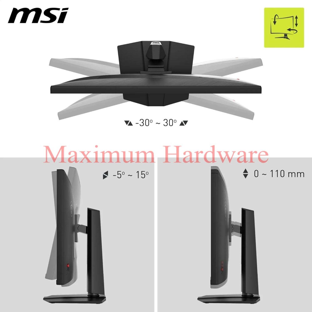 MSI MAG 322URDF E16 32" - DUAL MODE (4K-160HZ/FHD 320HZ) - Rapid IPS - .05MS - HDR 400