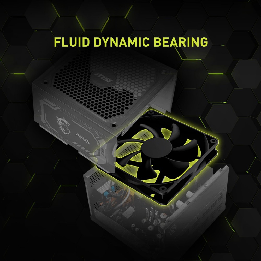 MSI MAG A1000GLS - 1000W - PCI 5 - 80 PLUS GOLD - ATX 3.1 & PCIE 5.1 Ready