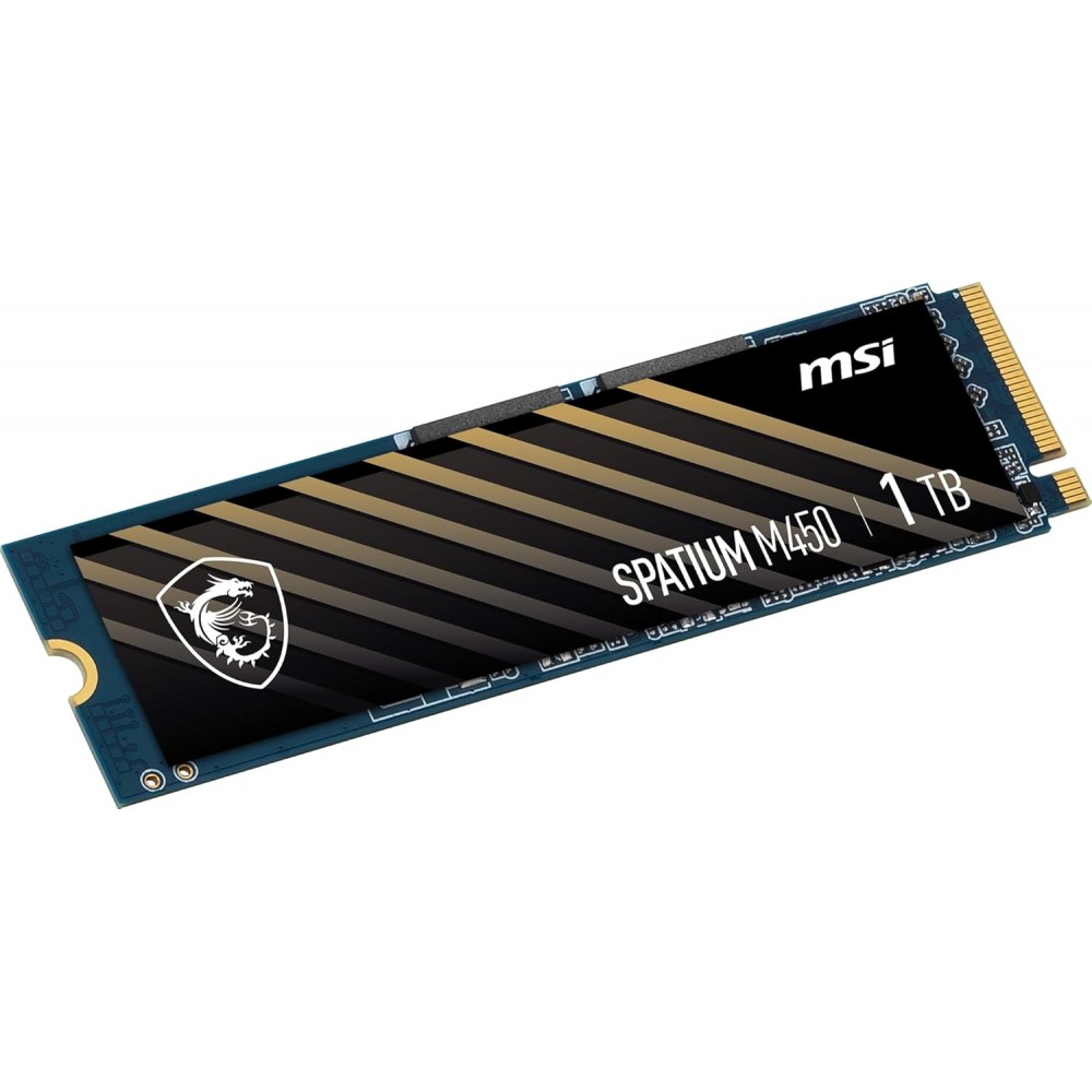 MSI SPATIUM M450 1TB PCIe 4.0 NVMe M.2 SSD  V1 (R3400 / W2400)