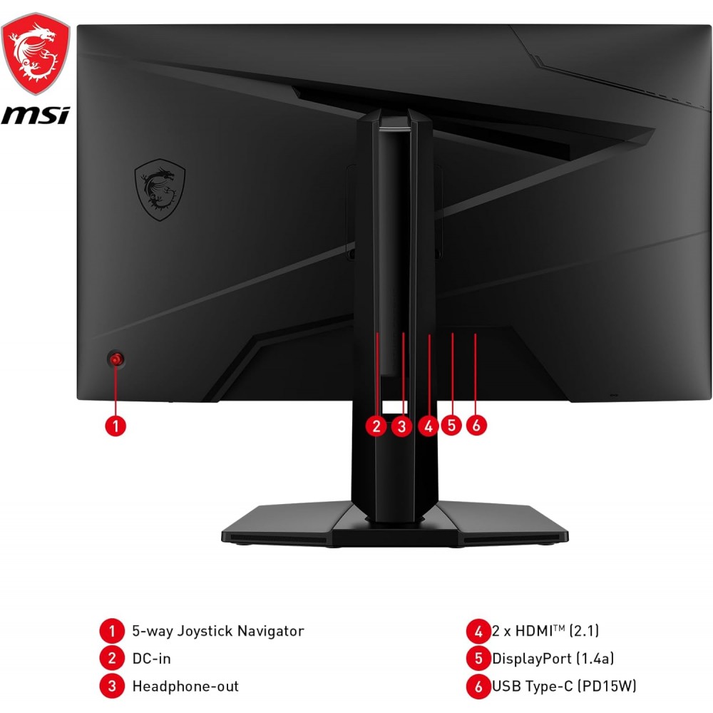 MSI MAG 274UPF E2 4K 160Hz - 0.5MS GTG - Rapid IPS - HDR400 MSI MAG 274UPF E2 4K 160Hz - 0.5MS GTG - Rapid IPS - HDR400