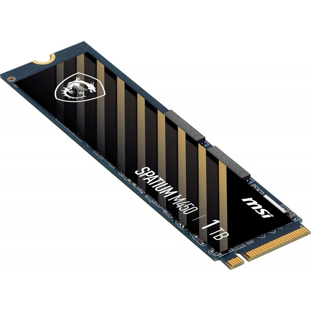 MSI SPATIUM M450 1TB PCIe 4.0 NVMe M.2 SSD  V1 (R3400 / W2400)