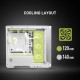 MSI MAG PANO M100R PZ White Gaming Micro Tower Case