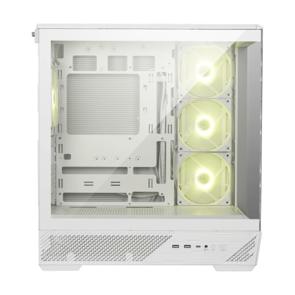 MSI MAG PANO 130R PZ White Gaming Mid Tower Case