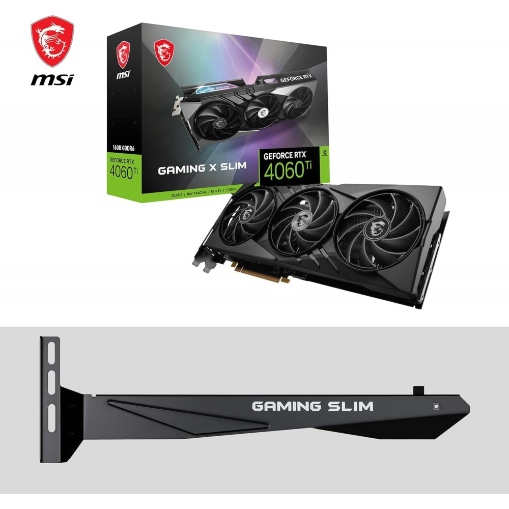 MSI RTX 4060 TI Gaming X Slim 16GB GDDR6
