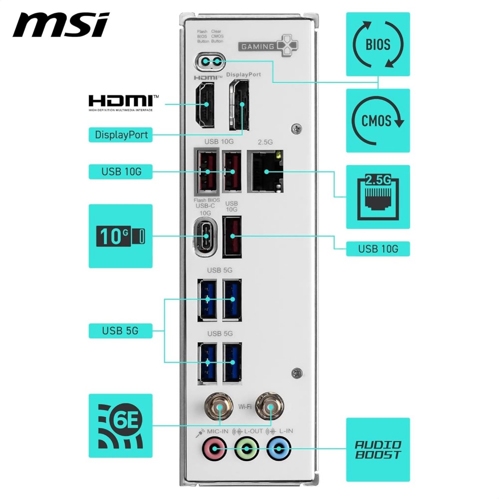 MSI B850M GAMING PLUS WIFI6E AM5