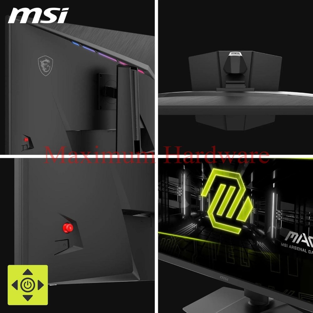 MSI MAG 322URDF E16 32" - DUAL MODE (4K-160HZ/FHD 320HZ) - Rapid IPS - .05MS - HDR 400