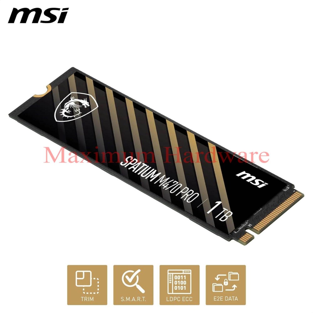 MSI SPATIUM M470 PRO PCIe 4.0 NVMe M.2 1TB