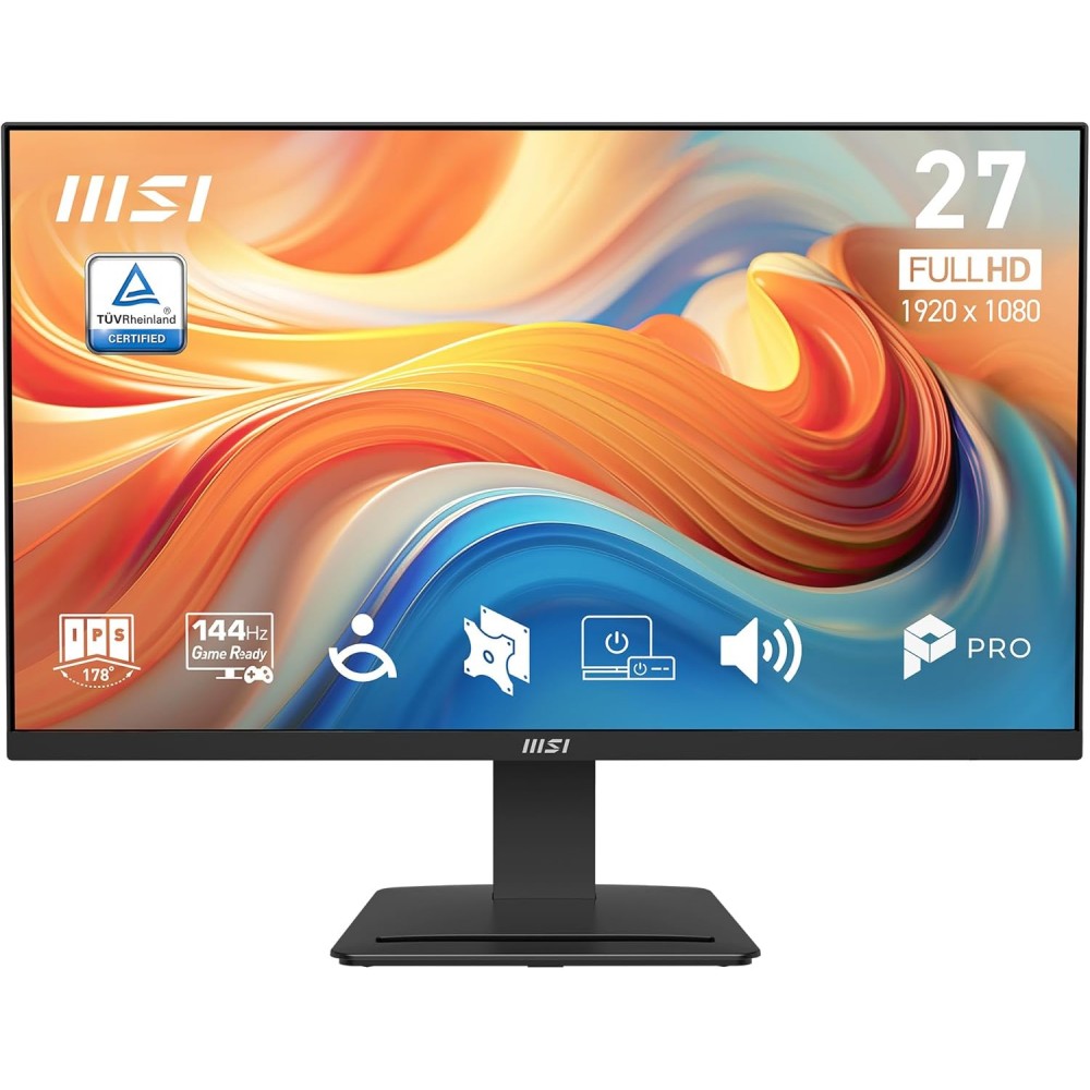 MSI PRO MP273 E14A - 27" - IPS - 1080P - 144HZ - 1MS - 3x3w speakers MSI PRO MP273 E14A - 27" - IPS - 1080P - 144HZ - 1MS - 3x3w speakers