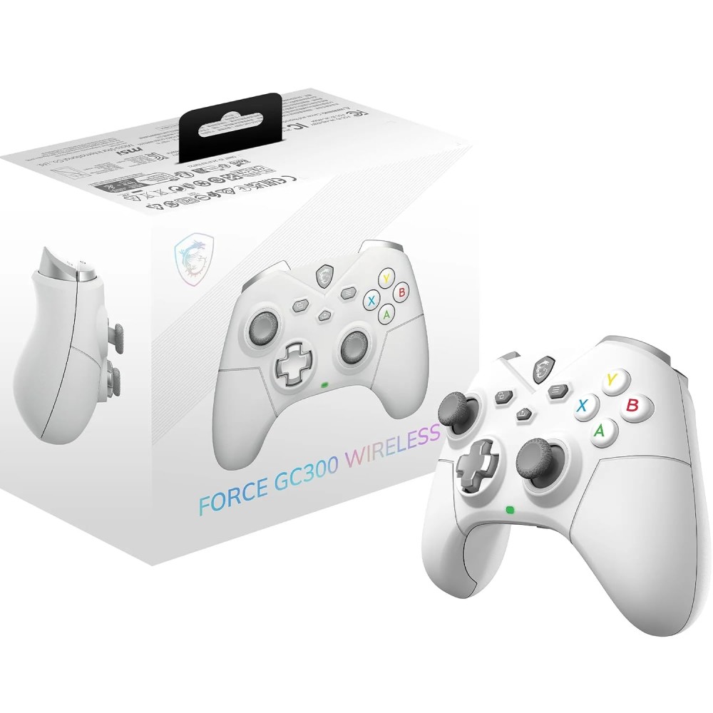 MSI FORCE GC300 WIRELESS GAMING CONTROLLER WHITE