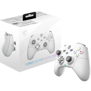 MSI FORCE GC300 WIRELESS GAMING CONTROLLER WHITE
