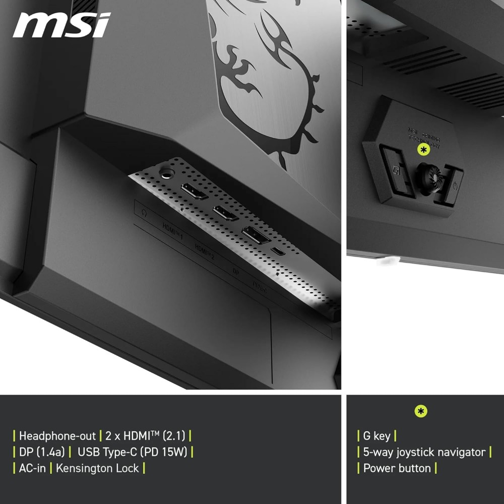 MSI MAG 272QP QD-OLED X50 27" - 2K - 500Hz - 0.03MS MSI MAG 272QP QD-OLED X50 27" - 2K - 500Hz - 0.03MS
