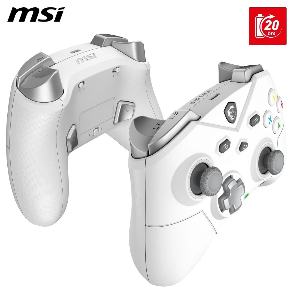 MSI FORCE GC300 WIRELESS GAMING CONTROLLER WHITE