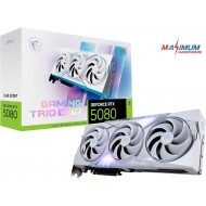 MSI RTX 5080 GAMING TRIO OC White 16GB GDDR7  MSI RTX 5080 GAMING TRIO OC White 16GB GDDR7