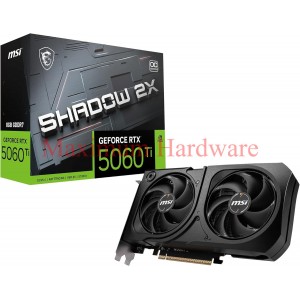 MSI RTX 5060 TI SHADOW 2X OC PLUS 8GB GDDR7