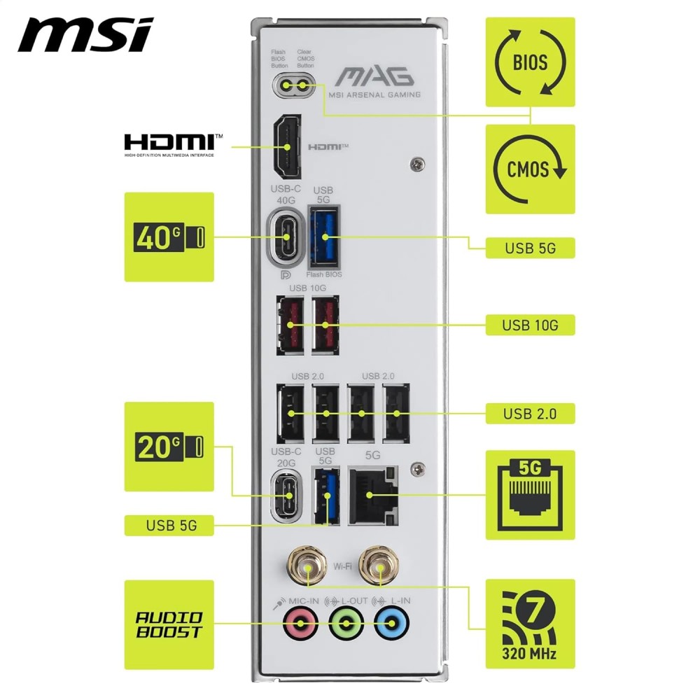 MSI MAG X870E GAMING PLUS MAX WIFI