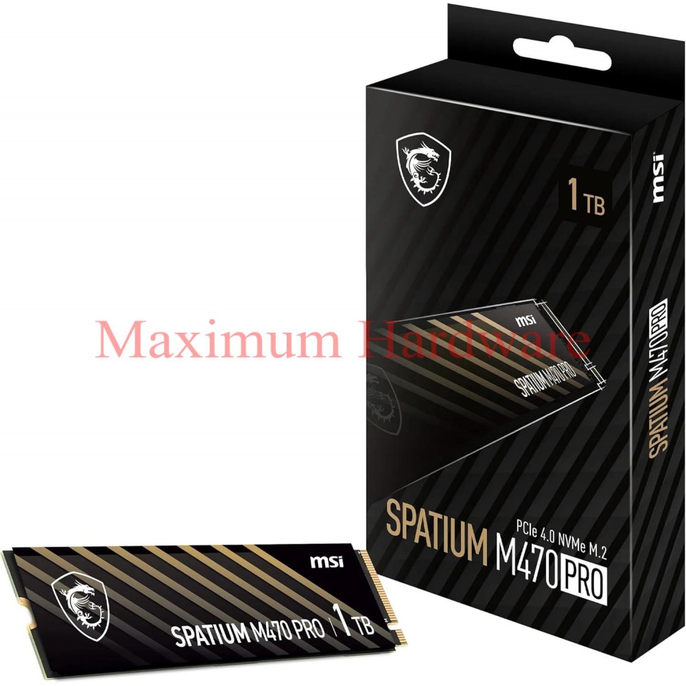 MSI SPATIUM M470 PRO PCIe 4.0 NVMe M.2 1TB