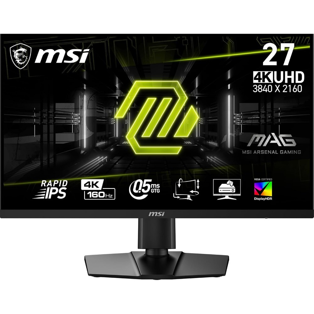 MSI MAG 274UPF E2 4K 160Hz - 0.5MS GTG - Rapid IPS - HDR400 MSI MAG 274UPF E2 4K 160Hz - 0.5MS GTG - Rapid IPS - HDR400