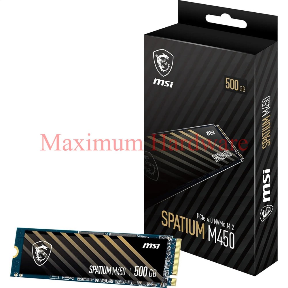 MSI SPATIUM M450 PCIe 4.0 NVMe M.2 SSD  (R3600 / W2300)