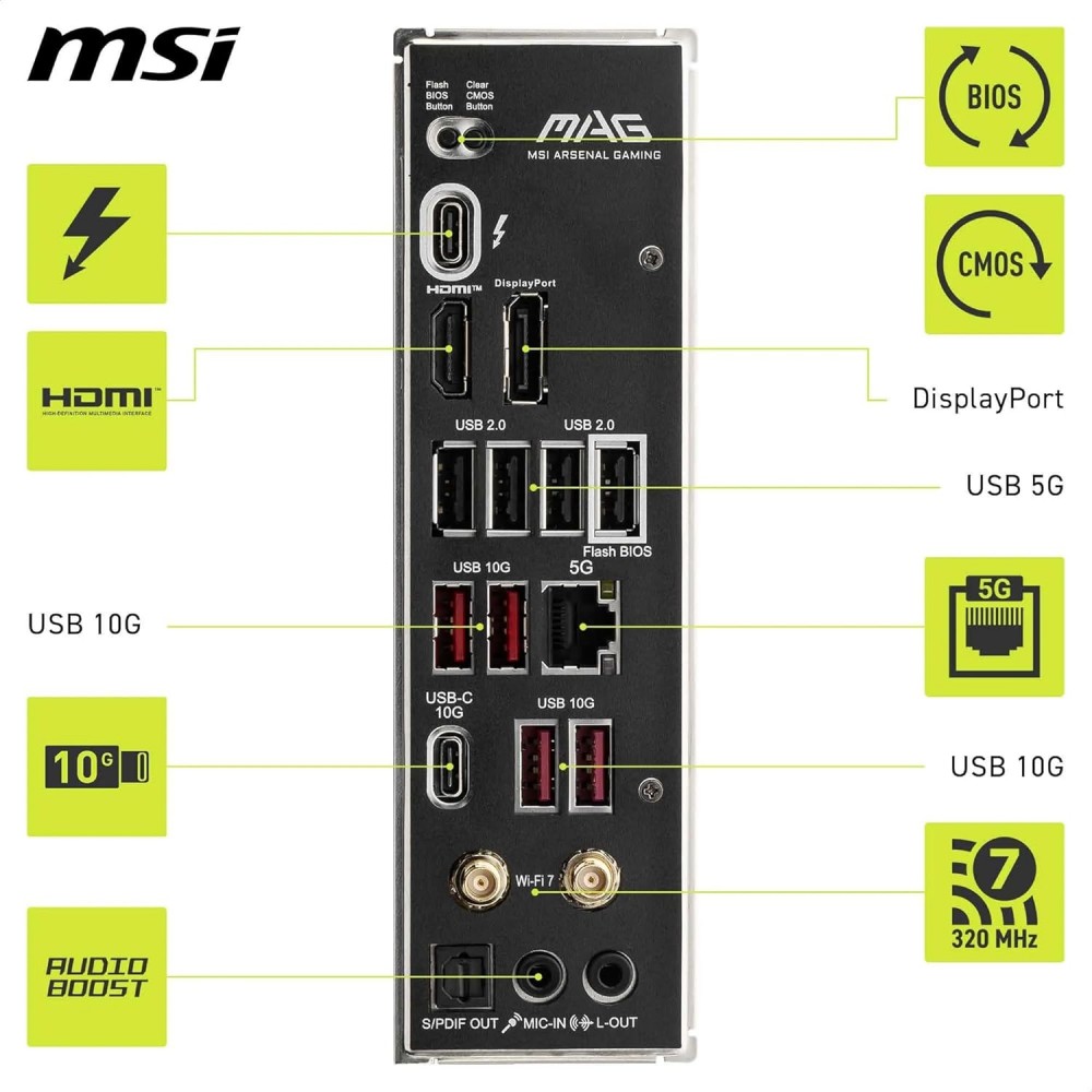 MSI MAG B860 TOMAHAWK WIFI (LGA 1851) MSI MAG B860 TOMAHAWK WIFI (LGA 1851)