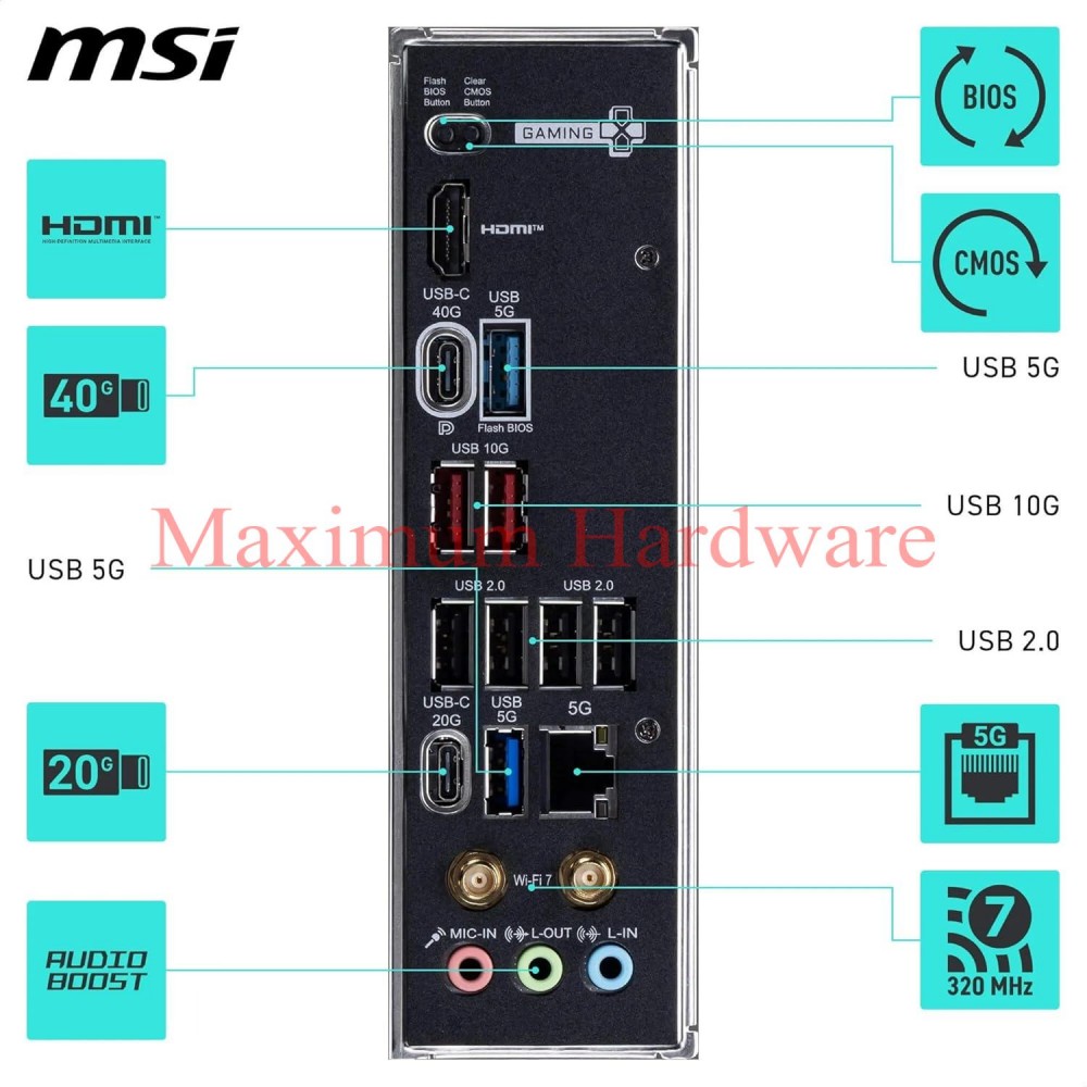 MSI X870E GAMING PLUS WIFI