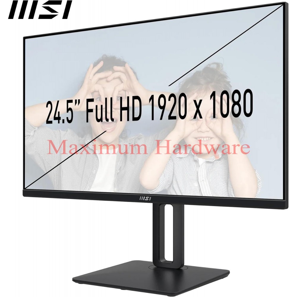 MSI PRO MP251P - 24.5" - IPS - 1080P - 100HZ - 1MS - 2x2w speakers