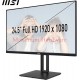MSI PRO MP251P - 24.5" - IPS - 1080P - 100HZ - 1MS - 2x2w speakers