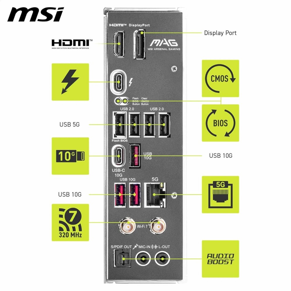 MSI MAG B860M MORTAR WIFI (LGA 1851)