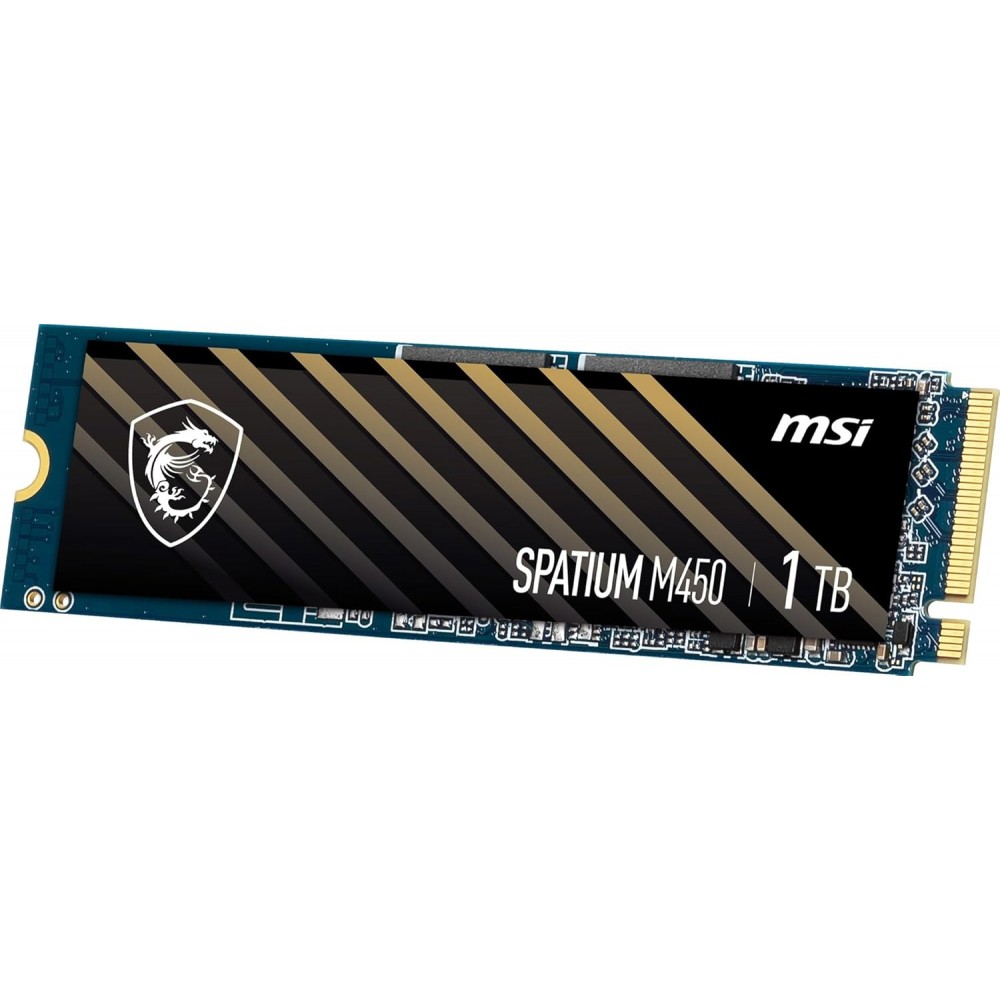 MSI SPATIUM M450 1TB PCIe 4.0 NVMe M.2 SSD  V1 (R3400 / W2400)