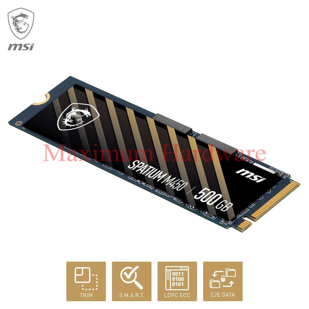MSI SPATIUM M450 PCIe 4.0 NVMe M.2 SSD  (R3600 / W2300)